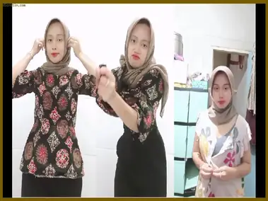 Nisya Cewek Jilbab Viral Gen Z Mode Batik Dan Daster poster